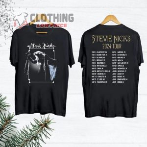 Stevie Nicks 2024 Concert Tour Dates Merch Shirt, Stevie Nicks Tour 2024 Setlist Shirt, Stevie Nicks Tour Tickets Merch