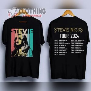 Stevie Nicks Tour 2024 Setlist Shirt, Stevie Nicks Backup Singers T- Shirt, Stevie Nicks Announces New 2024 Concert Dates Merch