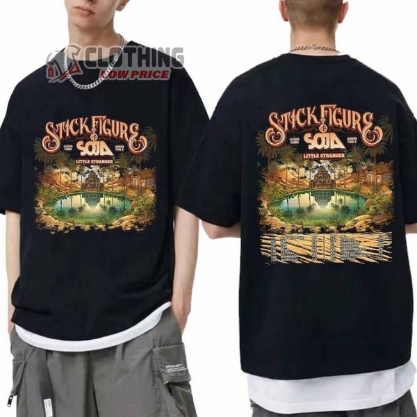 Stick Figure Tour 2024 USA Merch, Stick Figure Sacred Sands Summer Tour 2024 Shirt, Stick Figure 2024 Tour Dates T-Shirt