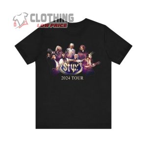 Styx 2024 Tour Shirt, Styx And Foreigner 2024 Tour Shirt, Summer 2024 Concert Shirt