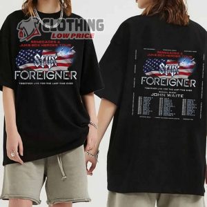 Styx And Foreigner Summer 2024 Tour Shirt, Styx And Foreigner Band Fan Shirt, Styx And Foreigner 2024 Tour Shirt, Summer 2024 Concert Shirt
