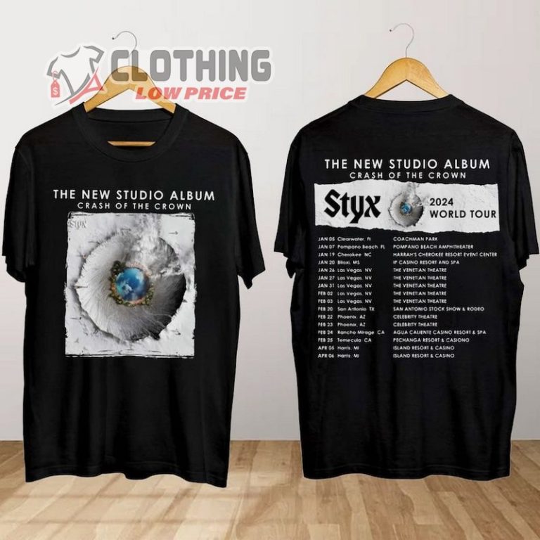 STYX Band And Foreigner Band Tour 2024 Merch, STYX Band And Foreigner