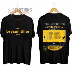 The Bryson Tiller Tour 2024 Merch, Bryson Tiller World Tour 2024 Shirt, Bryson Tiller Tour 2024 Setlist T-Shirt