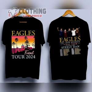 The Eagles 2024 Tour Shirt, Eagles Long Goodbye Tour 2024 Unisex Shirt, The Eagles Band, The Eagles 2024 Tour Shirt, 2024 Tour Fans Shirt