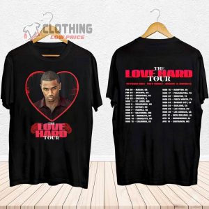 The Love Hard Tour 2024 Merch, The Love Hard Tour 2024 Las Vegas Shirt, Keyshia Cole Trey Songz T-Shirt