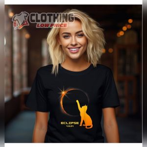 Total Solar Eclipse 2024 Shirt, Cat Lover T- shirt, Path Of Totality Tee