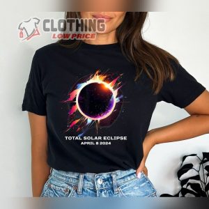 Total Solar Eclipse April 8 2024 Shirt, Spring America Eclipse Souvenir Shirt, Eclipse Event 2024 Shirt, Astronomy Lover Gift