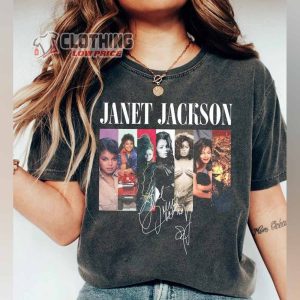 Vintage Jackson Music Tour Shirt 2024 Janet Jackson Summer Music Tour 2024 Janet Jackson 1