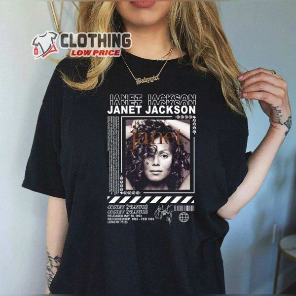 Vintage Janet Jackson Tshirt, Janet Jackson Merch, Janet Jackson Fan Gifts Men Women
