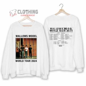 Wallows Model World Tour 2024 Merch Wallows Band Concert 2024 With Special Guest Benee SweatShirt