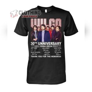 Wilco 30th Anniversary 1994 2024 Thank You For The Memories T-Shirt