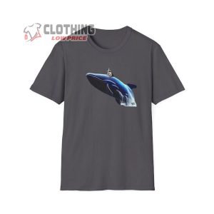 Wizard On A Whale Grunge T-Shirt