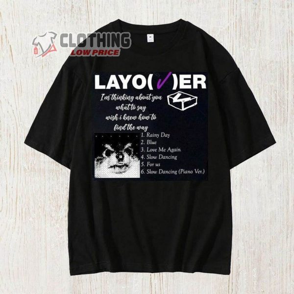 Taehyung Layover Album T-Shirt, V Layover Album Tee, Bts Solo Merch, V Fan Gift