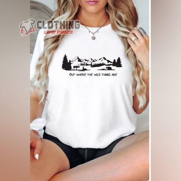 Out Where The Wild Things Are T-Shirt, Luke Combs Concert Merch, Country Music Tee, Luke Combs Fan Gift