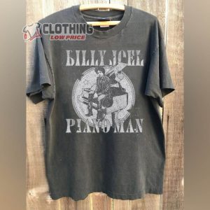 Billy Joel Stars White T-Shirt, Billy Joel Tour 2024 Shirt, Billy Joel Fan Gift