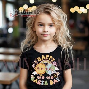 Earths Symphony Happy Merch, Earth Day 2024 Shirt, Flower Shirt, Earth Day Fan Gift