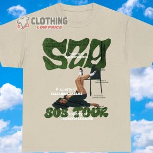 Sza Sos Album Graphic Tee, Sza Sos Tour 2024 Shirt, Sza New Album, Sza Merch, Sza Fan Gift