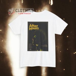 The Weeknd After Hours Lyrics T-Shirt, The Weeknd Shirt, The Weeknd Tour Merch, The Weeknd Fan Gift