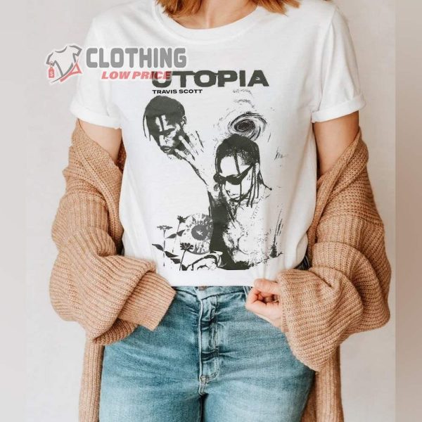 Travis Scott Utopia Shirt, Travis Scott Hiphop Shirt, Circus Maximus Tour Tee, Travis Scott Fan Gift