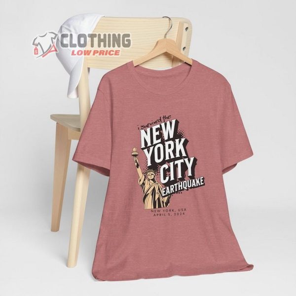 New York Earthquake Survival Shirt, Trending T-Shirt, Healing Tee, Positive Gift For Friends