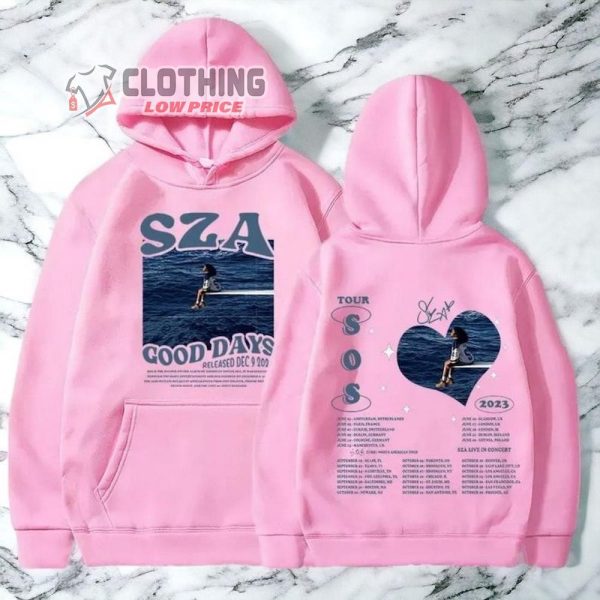 Singer Sza Good Days Sos Tour Merch, Sza Sos Tour 2024 Shirt, Sza Merch, Sza Fan Gift