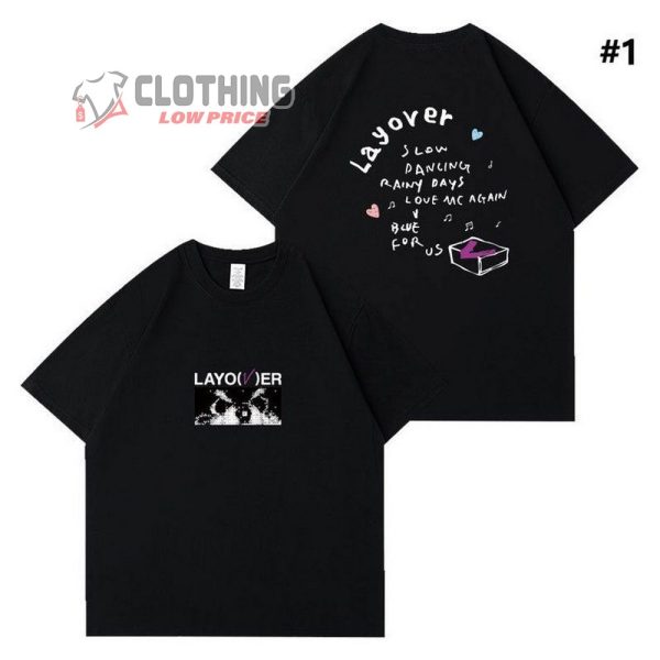 Taehyung V Trendy Song Shirt, V Layover Album Tee, Bts Solo Merch, V Fan Gift