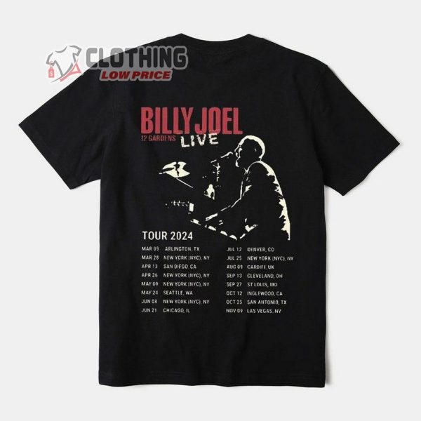 Billy Joel Lover Shirt, Billy Joel Tour 2024 Shirt, Billy Joel Tee, Billy Joel Fan Gift