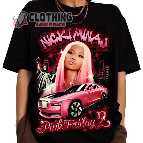 2024 Nicki Minaj Tour T- Shirt, Nicki Minaj Pink Friday 2 Concert Shirt, Nicki Minaj Fan Gift, Nicki Minaj Merch