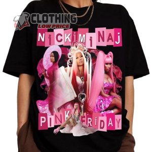 2024 Nicki Minaj Tour T- Shirt, Nicki Minaj Pink Friday 2 Concert Shirt, Nicki Minaj Merch, Rapper Nicki Minaj Shirt