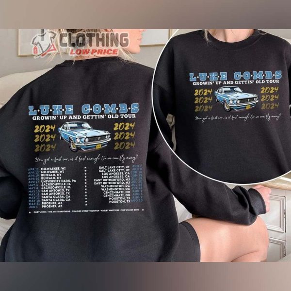 Luke Combs Tour 2024 T-Shirt, Luke Combs Merch, Country Music Tee, Luke Combs Fan Gift