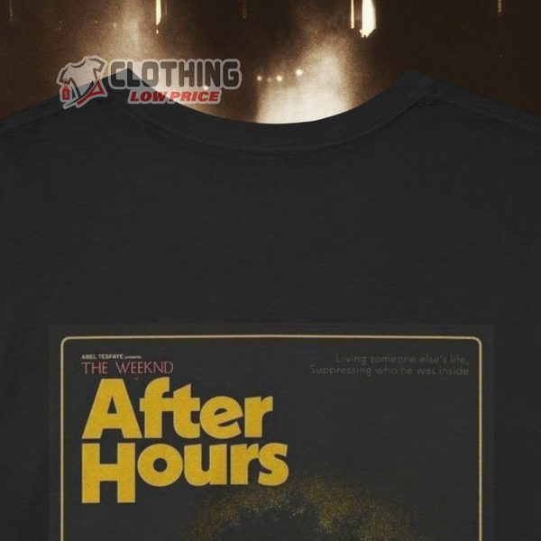 The Weeknd After Hours Lyrics T-Shirt, The Weeknd Shirt, The Weeknd Tour Merch, The Weeknd Fan Gift