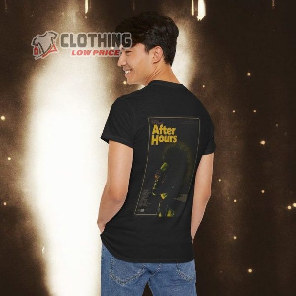 The Weeknd After Hours Lyrics T-Shirt, The Weeknd Shirt, The Weeknd Tour Merch, The Weeknd Fan Gift