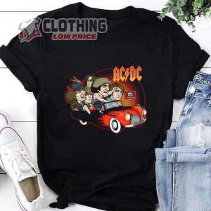 AcDc Band Members T- Shirt, ACDC Shirt Fan Gifts, ACDC Graphic Tee, ACDC Vintage Shirt, ACDC Band Shirt, ACDC Tour Date 2024 Shirt