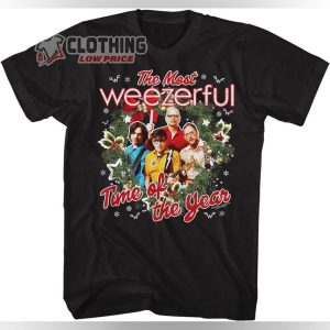 American Classics Weezer Band The Most Weezerful Time of The Year Christmas Shirt 1