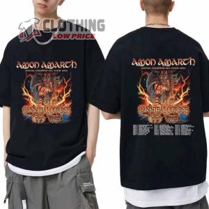 Amon Amarth Band Shirt, Metal Crushes All Tour 2024 Shirt, Amon Amarth 2024 Concert Shirt, Metal Crushes All 2024 Concert Shirt