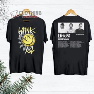 Blink 182 Rock Shirt, Blink 182 Concert Tshirt, Music Tour 2024