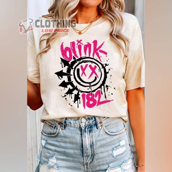 Blink 182 Shirt, Blink 182 The World Tour 2024