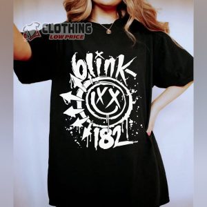 Blink 182 Shirt Vintage Band Tee Blink 182 Concert Tshirt Blink Music Shi 1