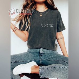 Blink 182 The World Tour Shirt Custom Blink 182 Rock Shirt