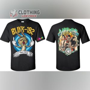 Blink 182 World Tour 2023 Take Of Your Pants And Jacket Music Band T Shirt 1