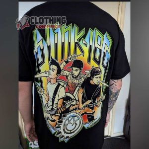 Blink 182 World Tour 2023 Take Of Your Pants And Jacket Music Band T Shirt 3