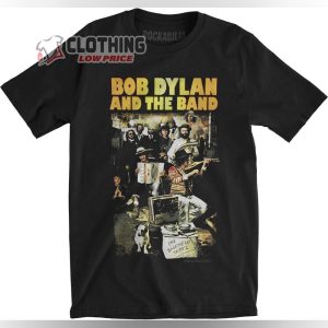 Bob Dylan Mens Basement Tapes Slim Fit T Shirt