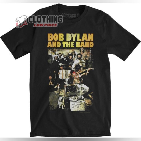 Bob Dylan Men’s Basement Tapes Slim Fit T-Shirt