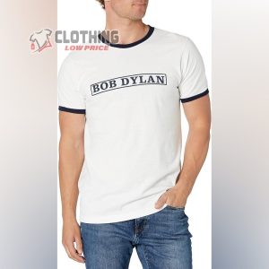 Bob Dylan Men’s Standard Box Logo Ringer
