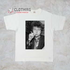 Bob Dylan Rock And Roll 2024 Tshirt In White