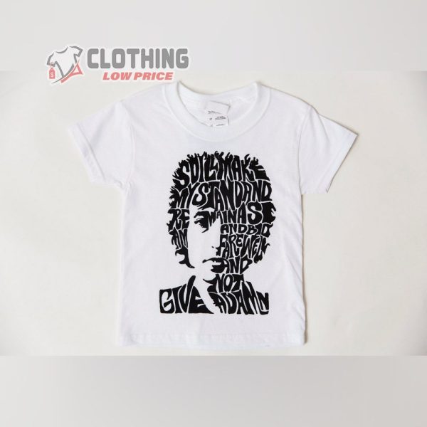 Bob Dylan T-Shirt  Hand Printed Graphic Tee Unisex