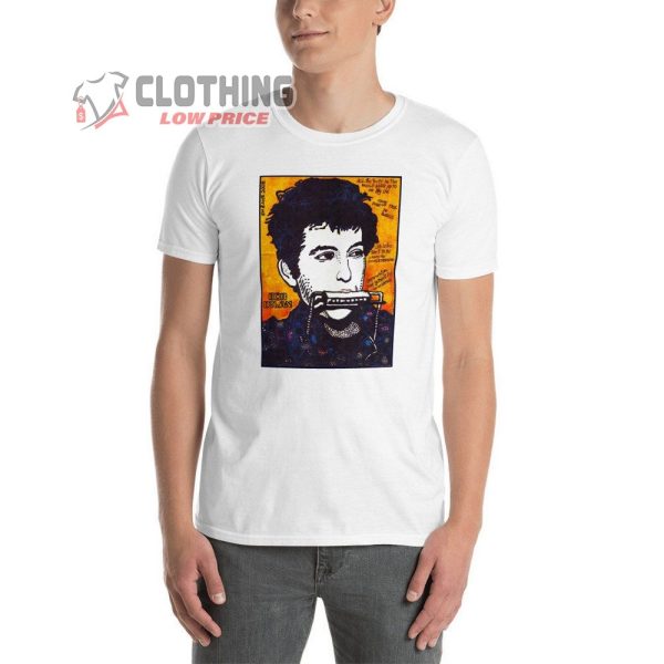 Bob Dylan T-Shirt  Portrait Painting