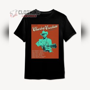 Charley Crockett Cowboy Tour 2024 Merch Charley Crockett Tour Los Angeles And Texsas Unisex T Shirt