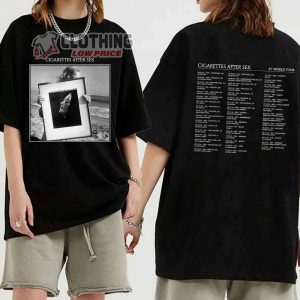 Cigarettes After Sex Xs World Tour 2024 Merch, Cigarettes After Sex Tour Dates 2024 Shirt, Cigarettes After Sex Band T-Shirt