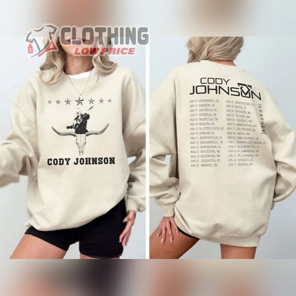 Cody Johnson Tour 2024 Shirt, Cody Johnson Sweatshirt, Cody Johnson T Shirt, Cody Johnson Concert 2024 Shirt